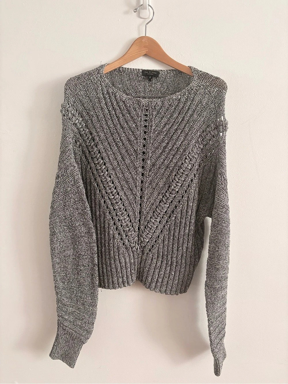 rag & bone Women's Textured Knit Cardigan Size Medium